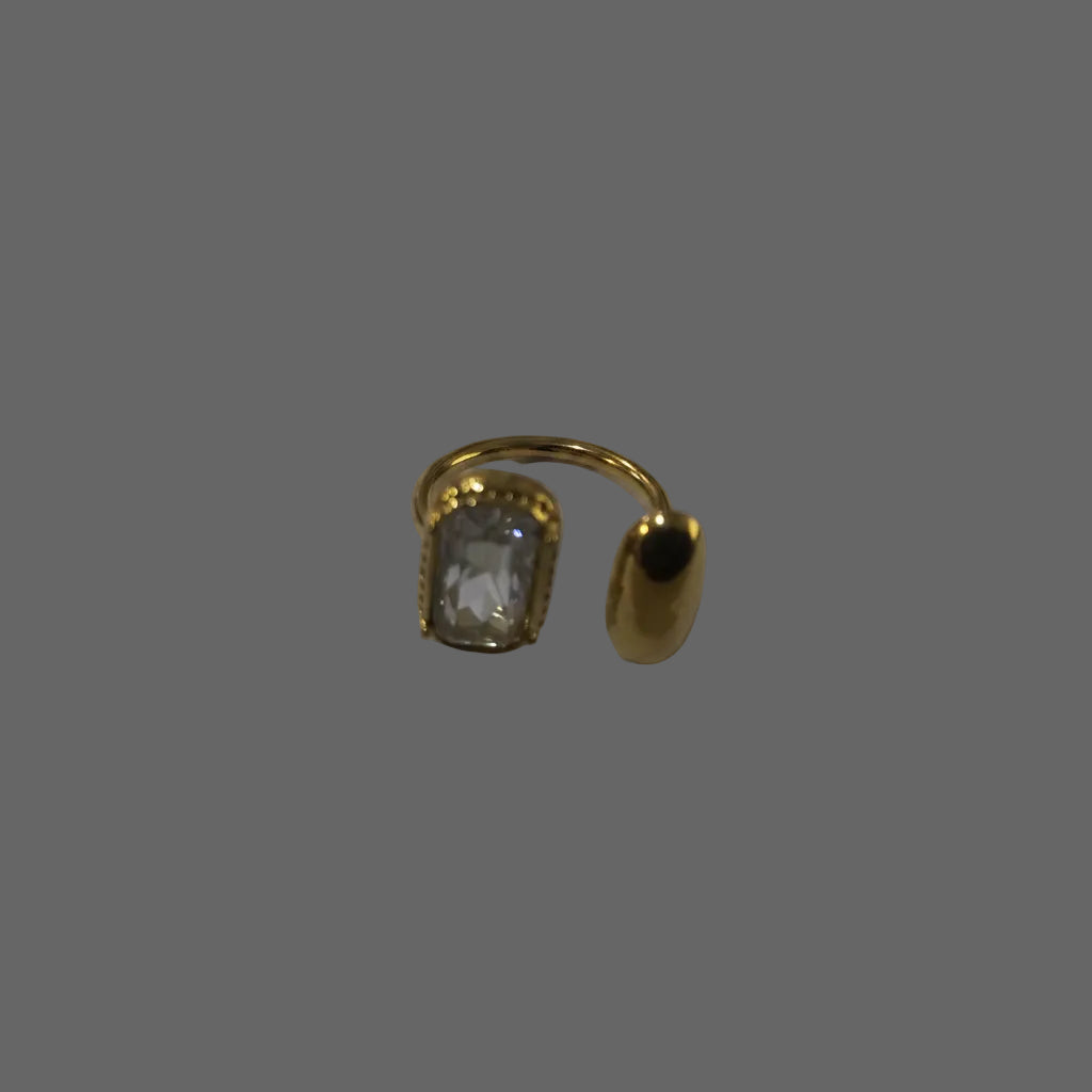 Stone and Metal Ring
