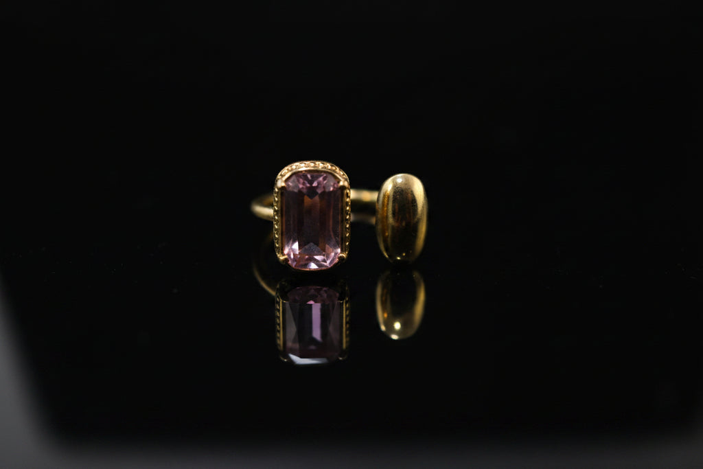 Stone and Metal Ring