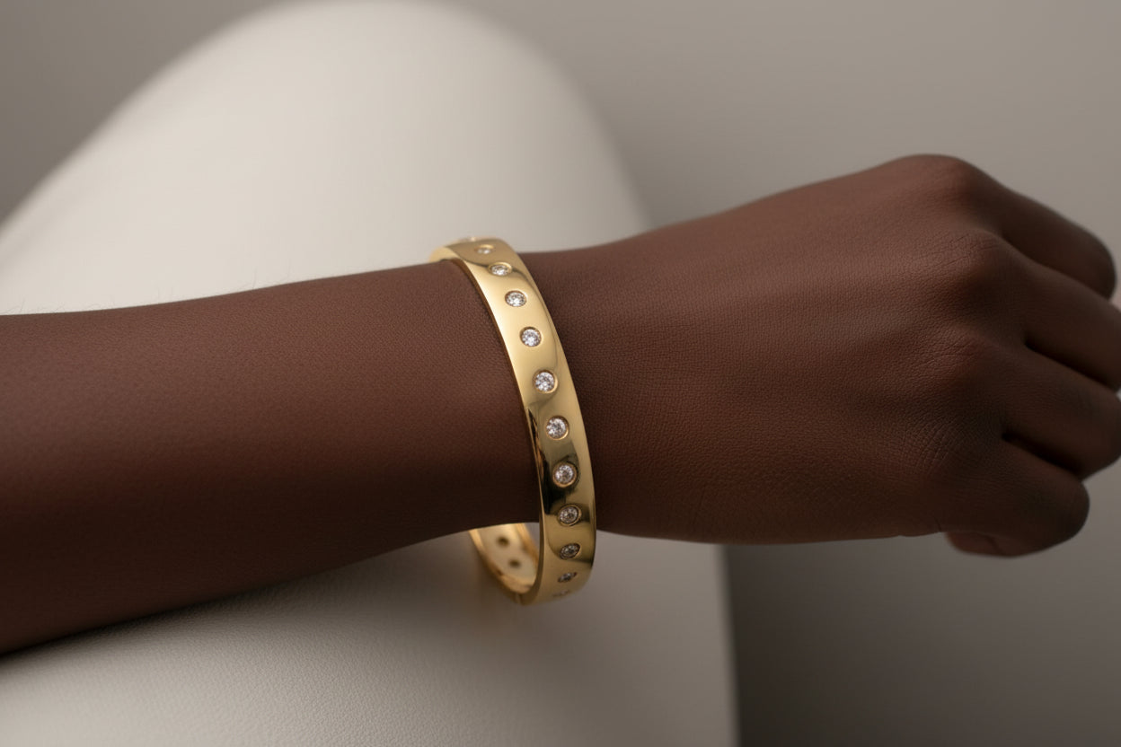 Bangle with  All Around Holes