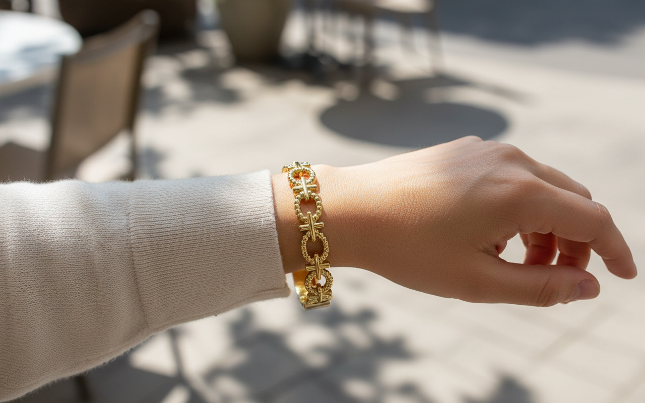 Figaro  with Cross Link Bangle