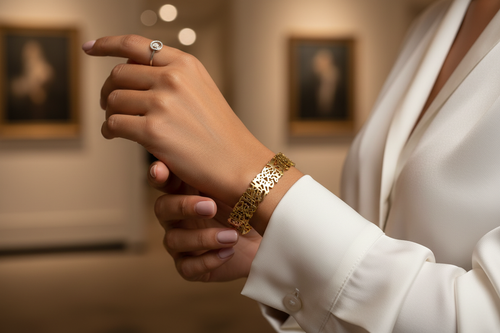 Bangle with Egyptian Designs