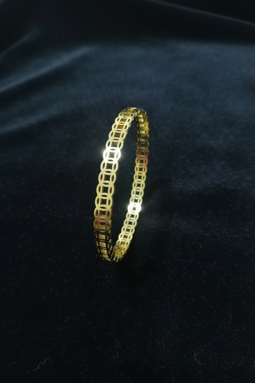 Bangle with Square in Round Designs