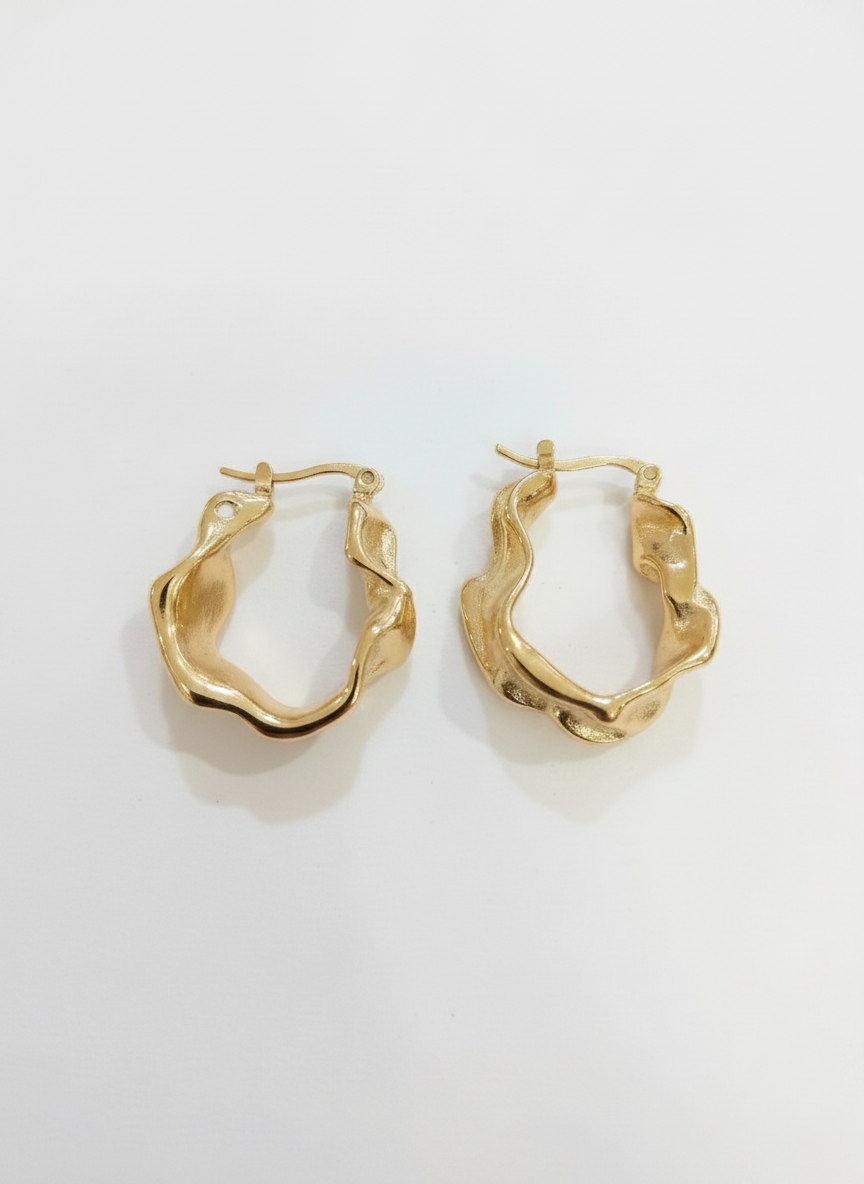Twisted Hoop Medium Size
