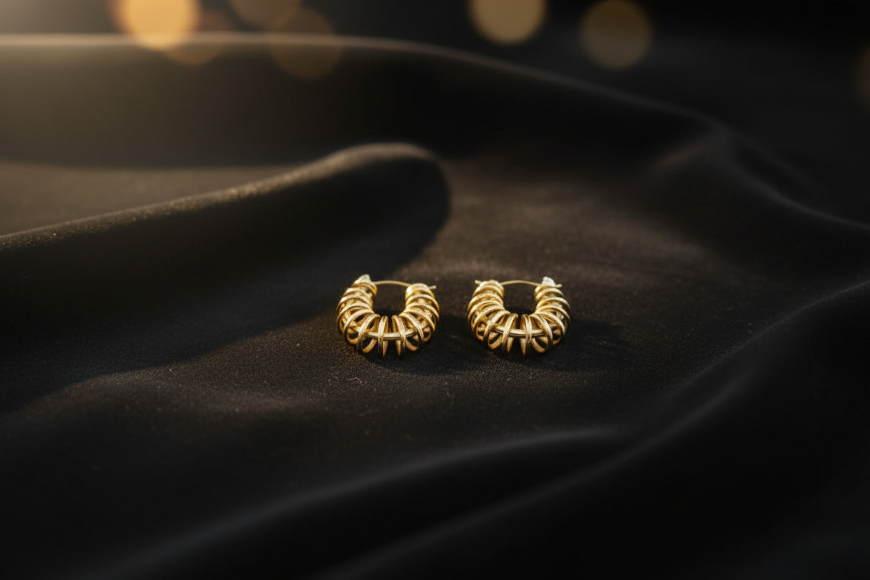 Wired Hoop Earring