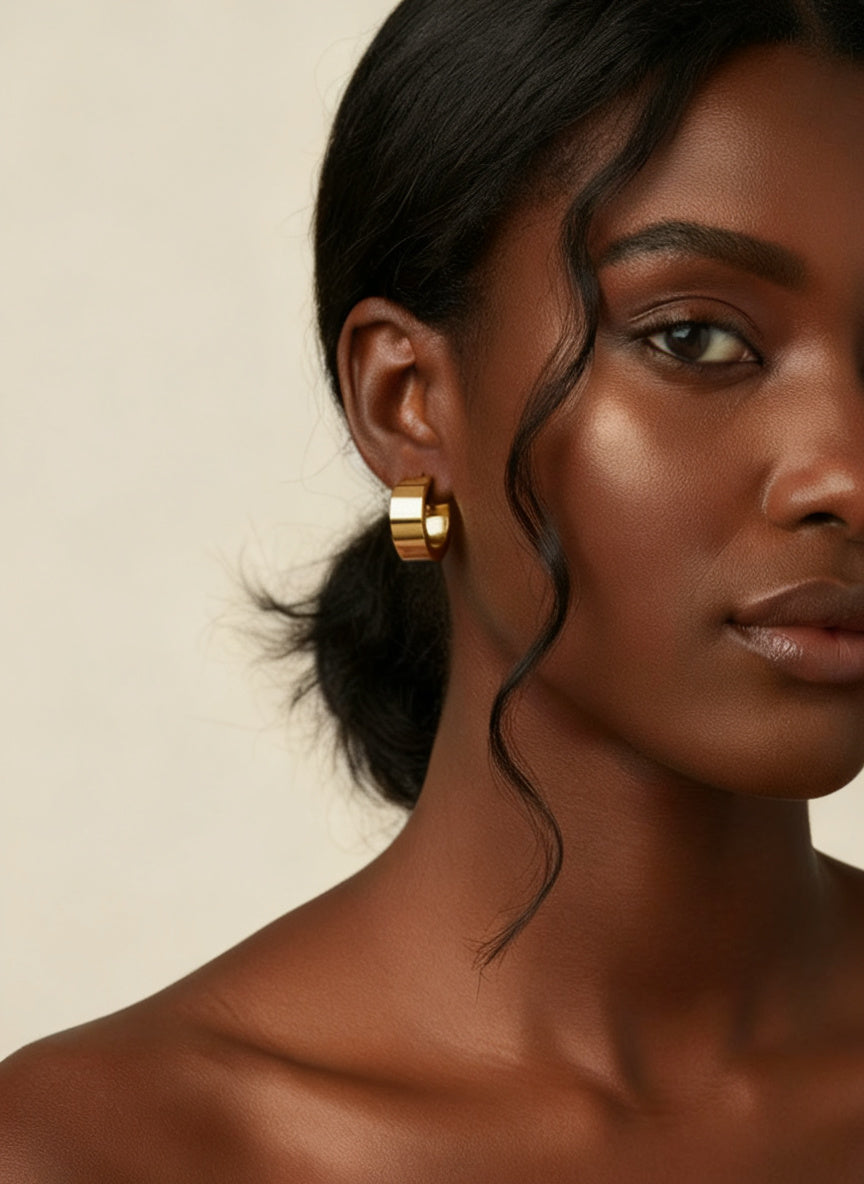 Small Thick Hoops