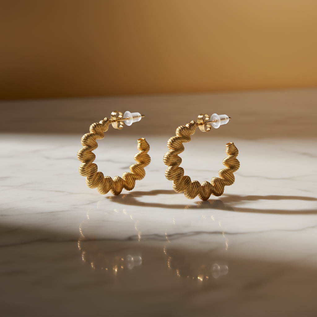 Twirl Wire Earing