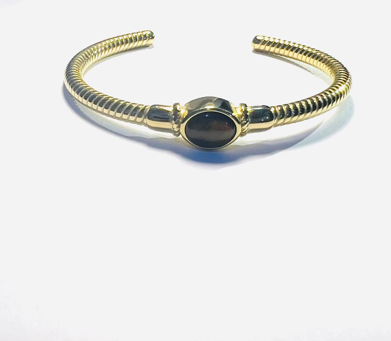 Bangle with  Black Stone